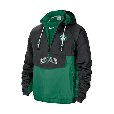 Nike NBA Premium Boston Celtics Green Colorblock Hooded Jacket DM9933-010