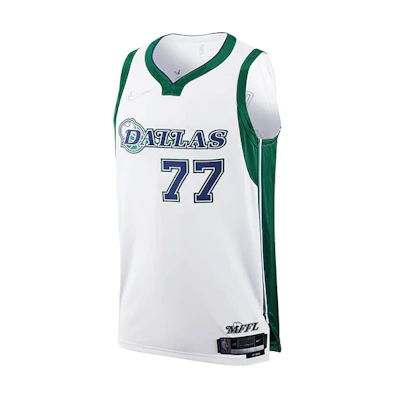 Nike NBA Retro Basketball Jersey Dallas Mavericks Luka Doncic #77 White DB3628-100