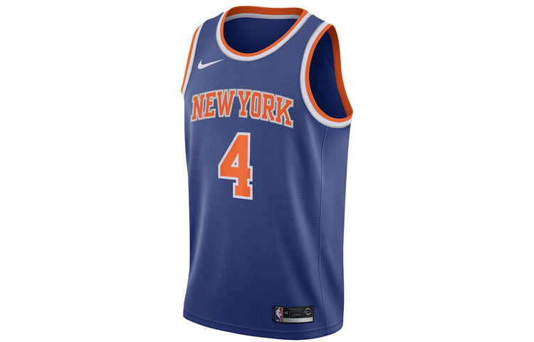 Nike NBA Retro Sleeveless Basketball Jersey Knicks Derrick Rose #4 Blue Mens CW3675-407