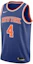 Order 耐克NBA复古无袖篮球球衣 纽约尼克斯罗斯4号 蓝色 男款 CW3675-407
