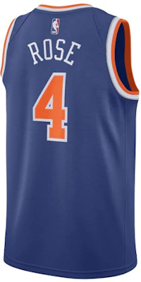 耐克NBA复古无袖篮球球衣 纽约尼克斯罗斯4号 蓝色 男款 CW3675-407 Lookbook 耐克NBA复古无袖篮球球衣 纽约尼克斯罗斯4号 蓝色 男款 CW3675-407