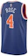 Lookbook 耐克NBA复古无袖篮球球衣 纽约尼克斯罗斯4号 蓝色 男款 CW3675-407