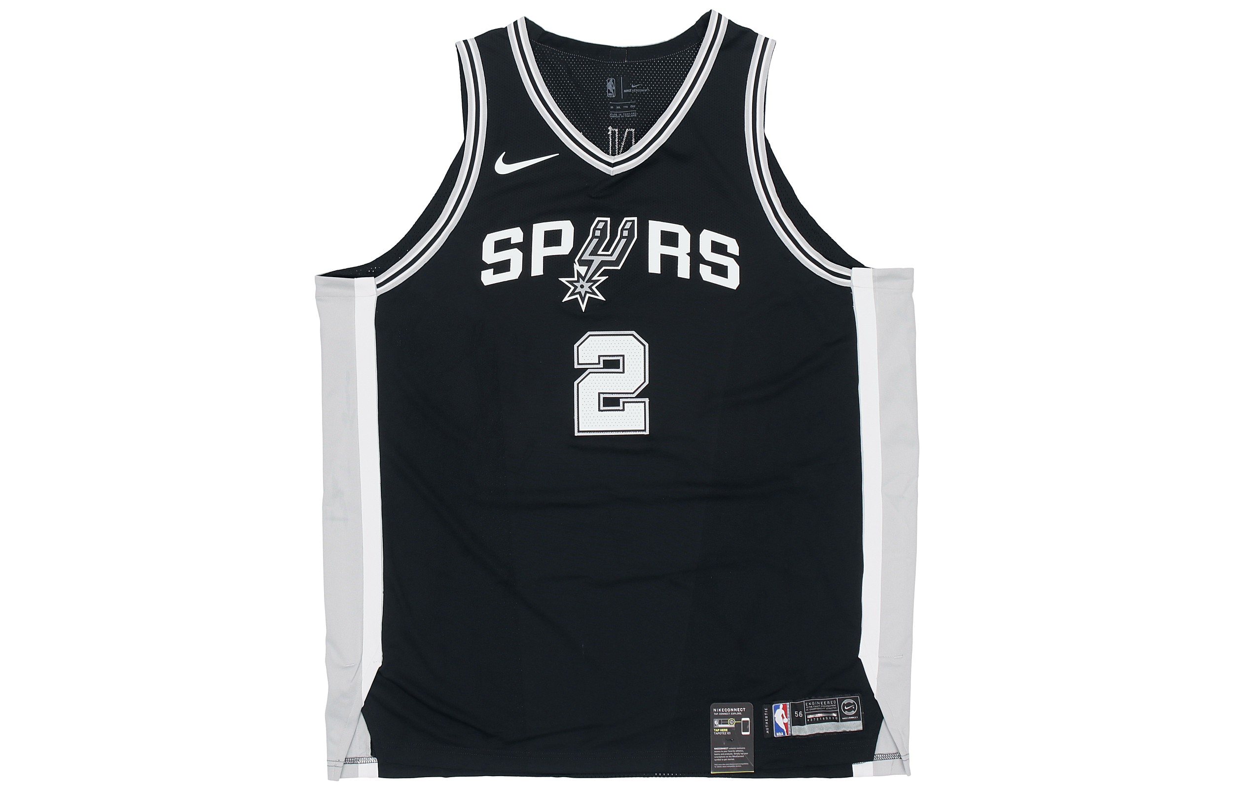 Order Nike NBA 聖安東尼奧馬刺隊卡哇伊·萊昂納德2號黑色球衣 863039-010