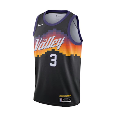 Nike NBA Suns Chris Paul #3 Fan Edition Basketball Jersey Black Unisex. CN1773-010