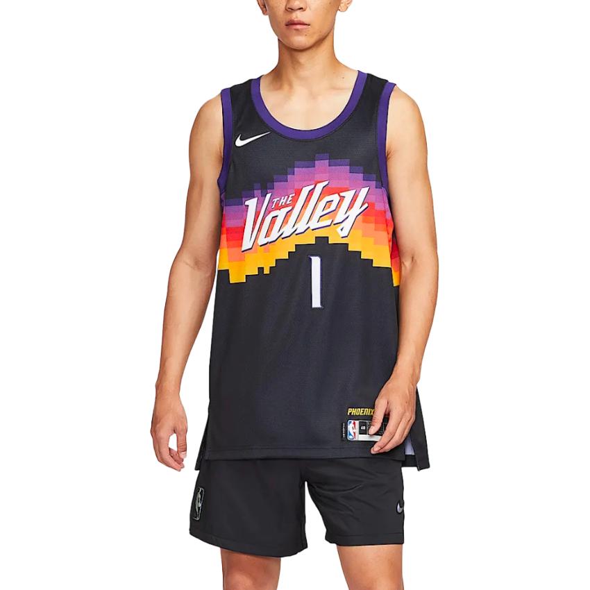 Nike NBA Swingman Dri-FIT Phoenix Suns Devin Booker Jersey Black Men’s HM5993-011
