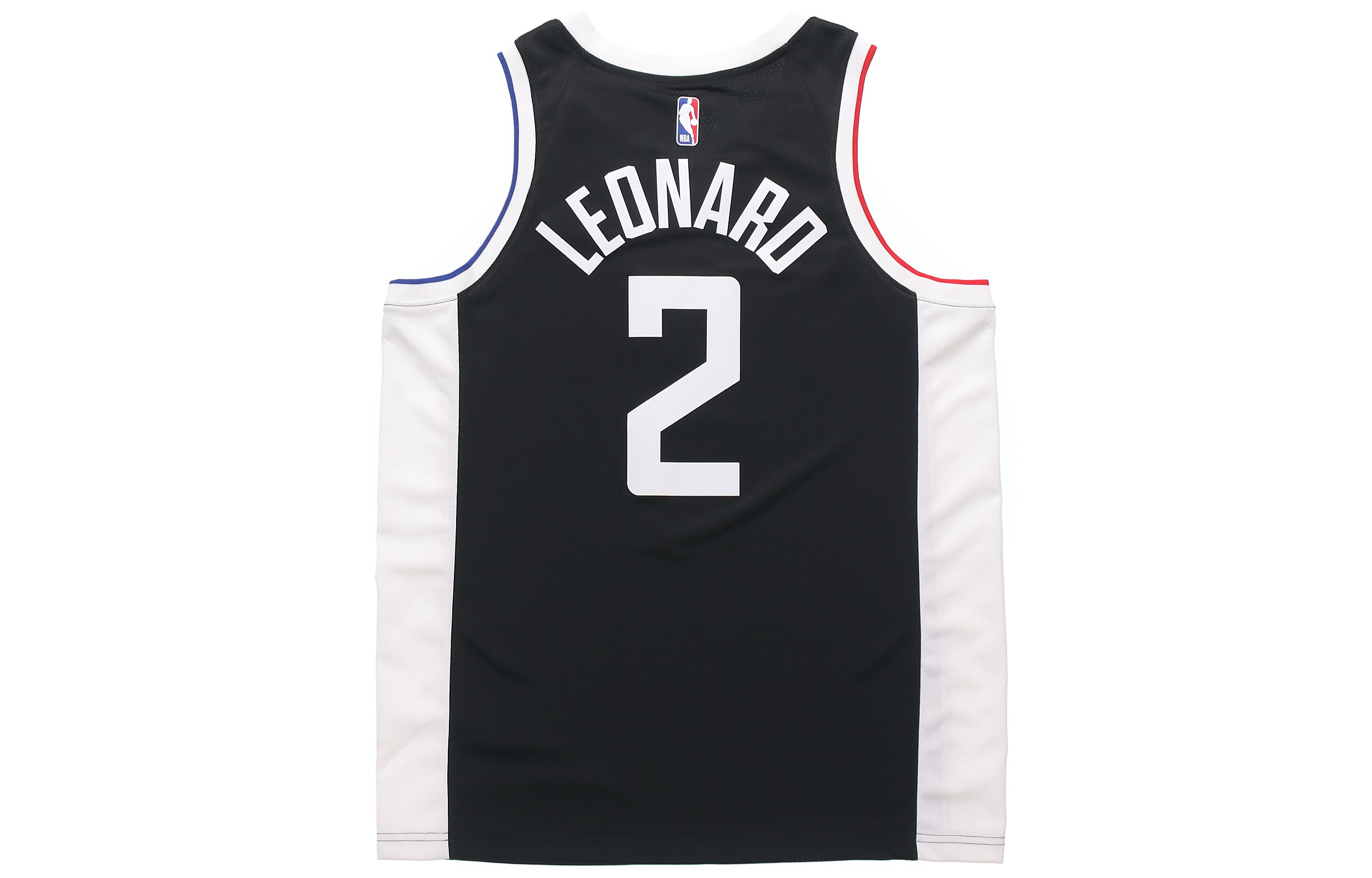 Lookbook 나이키 NBA 스윙맨 LA 클리퍼스 카와이 레너드 #2 저지 블랙. CN1735-017