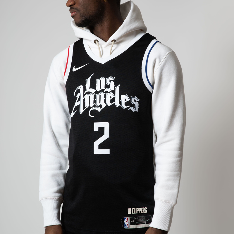 Shop 나이키 NBA 스윙맨 LA 클리퍼스 카와이 레너드 #2 저지 블랙. CN1735-017