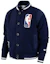 Lookbook Nike NBA Team 31 Courtside Jaket Basket Musim Dingin Bordir Navy Blue Pria DB1228-419