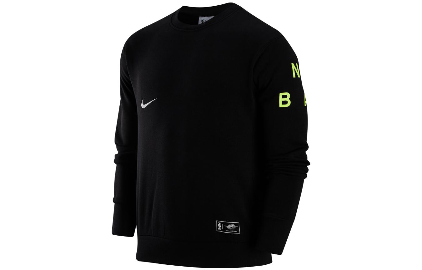 Nike NBA Team 31 Courtside Logo Graphic Crewneck Sweatshirt Black () DR9125-010