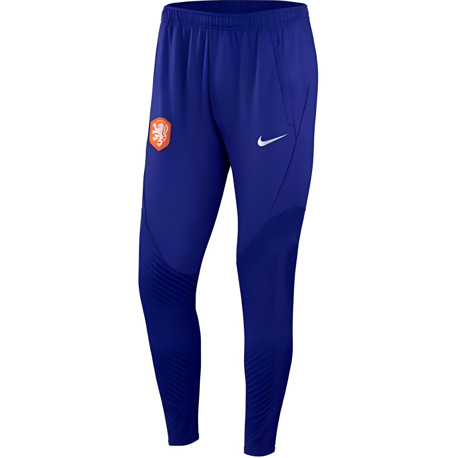 Nike Netherlands Strike Slim-fit World Cup Training Pants Blue. DH6482-455