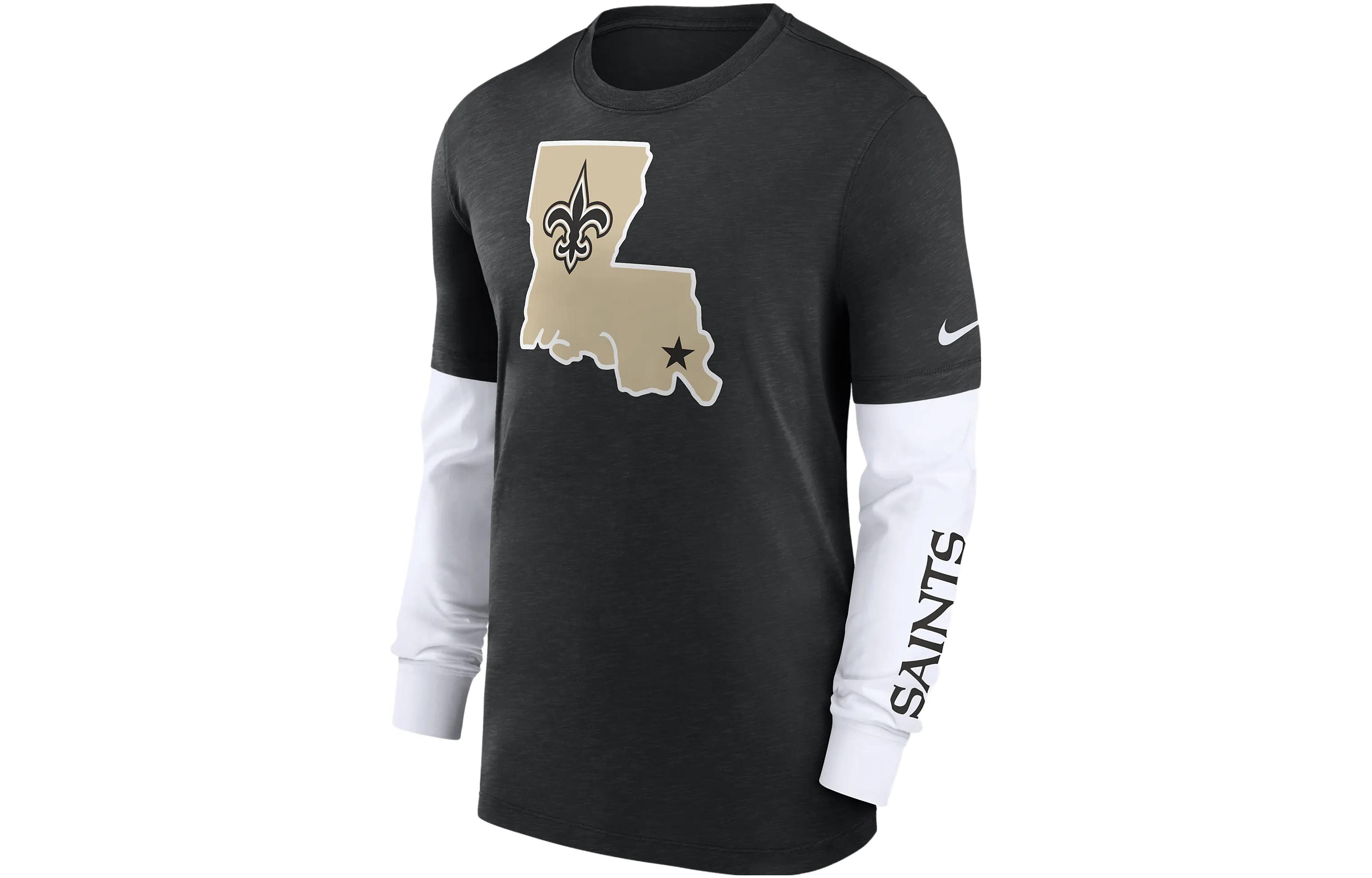 Nike New Orleans Saints Logo Crewneck Sweatshirt Black () 00BY99PH7W-05G
