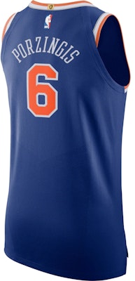 Nike New York Knicks Kristaps Porzingis Jersi Ikon Autentik Biru Navy AV2676-495 Lookbook Nike New York Knicks Kristaps Porzingis Jersi Ikon Autentik Biru Navy AV2676-495