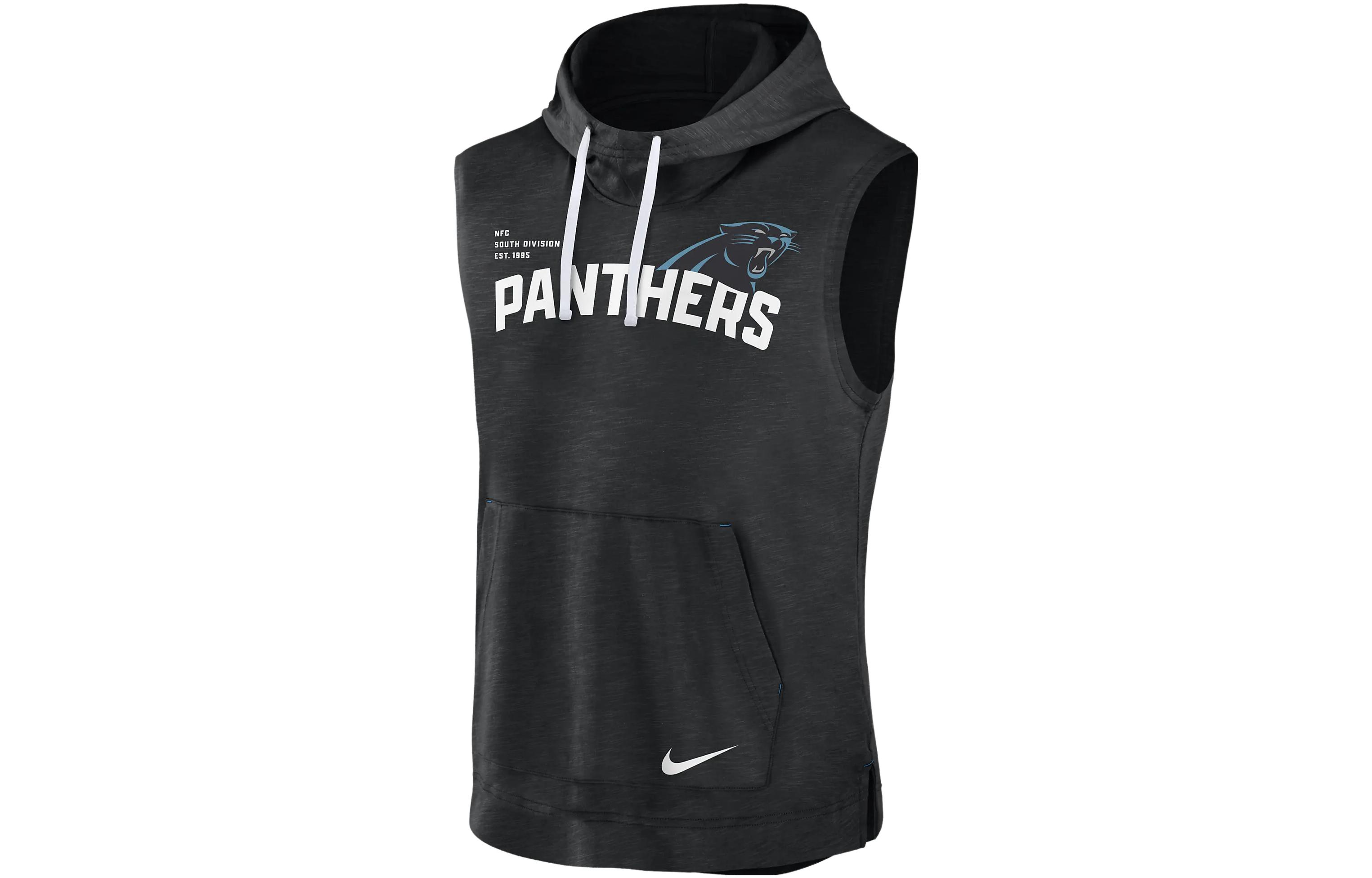 Nike NFL Carolina Panthers Logo Graphic Hoodie Black 00BW02W39D-06Q