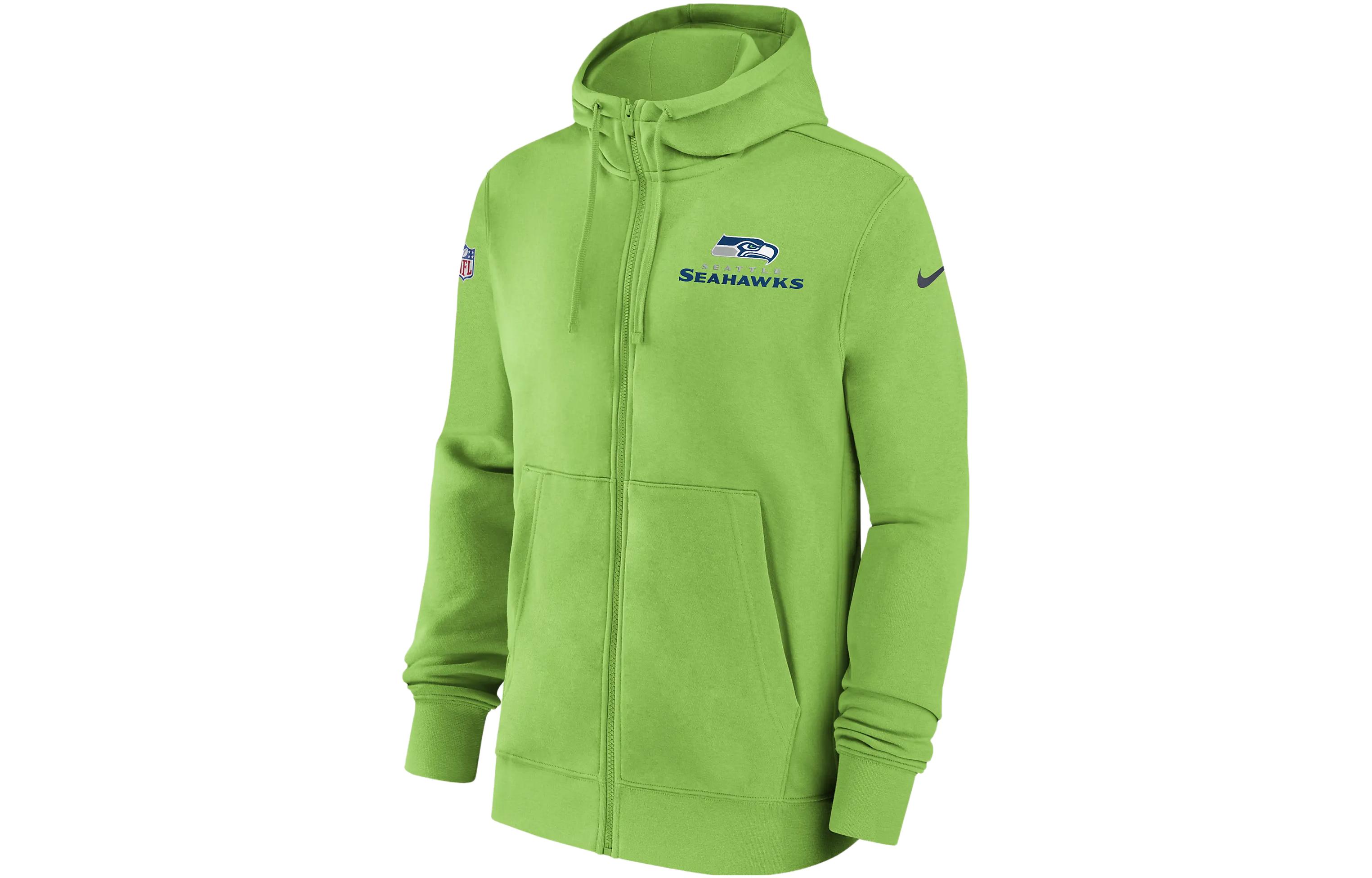 Nike NFL Full-Zip Hoodie Alphabet Animal Print Jacket Green 00MR3HN78-XNN