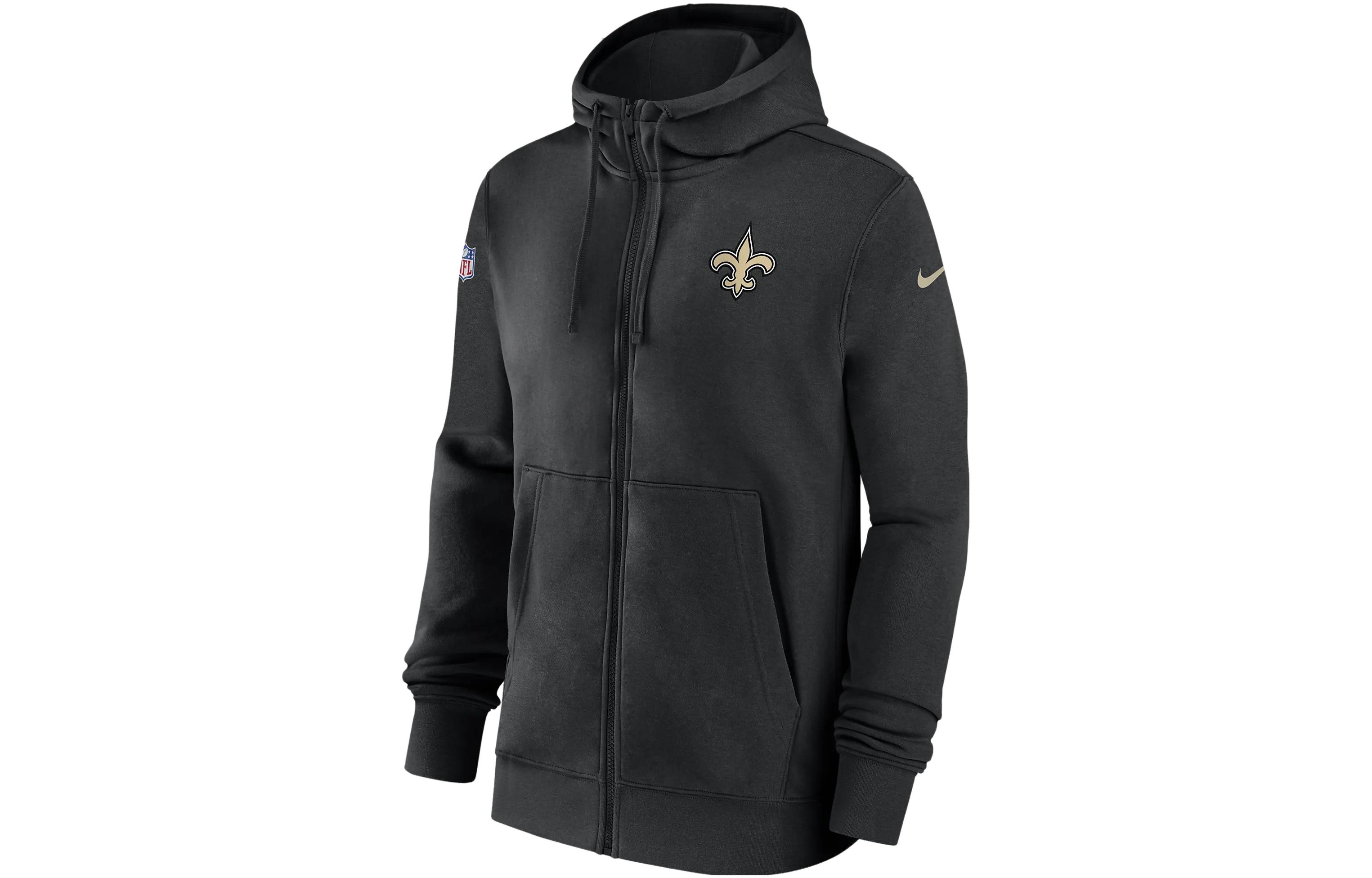 Nike NFL Full-Zip Hoodie Printed Black Sweatshirt 00MR00A7W-XNN
