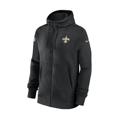 Nike NFL Full-Zip Hoodie Printed Black Sweatshirt 00MR00A7W-XNN