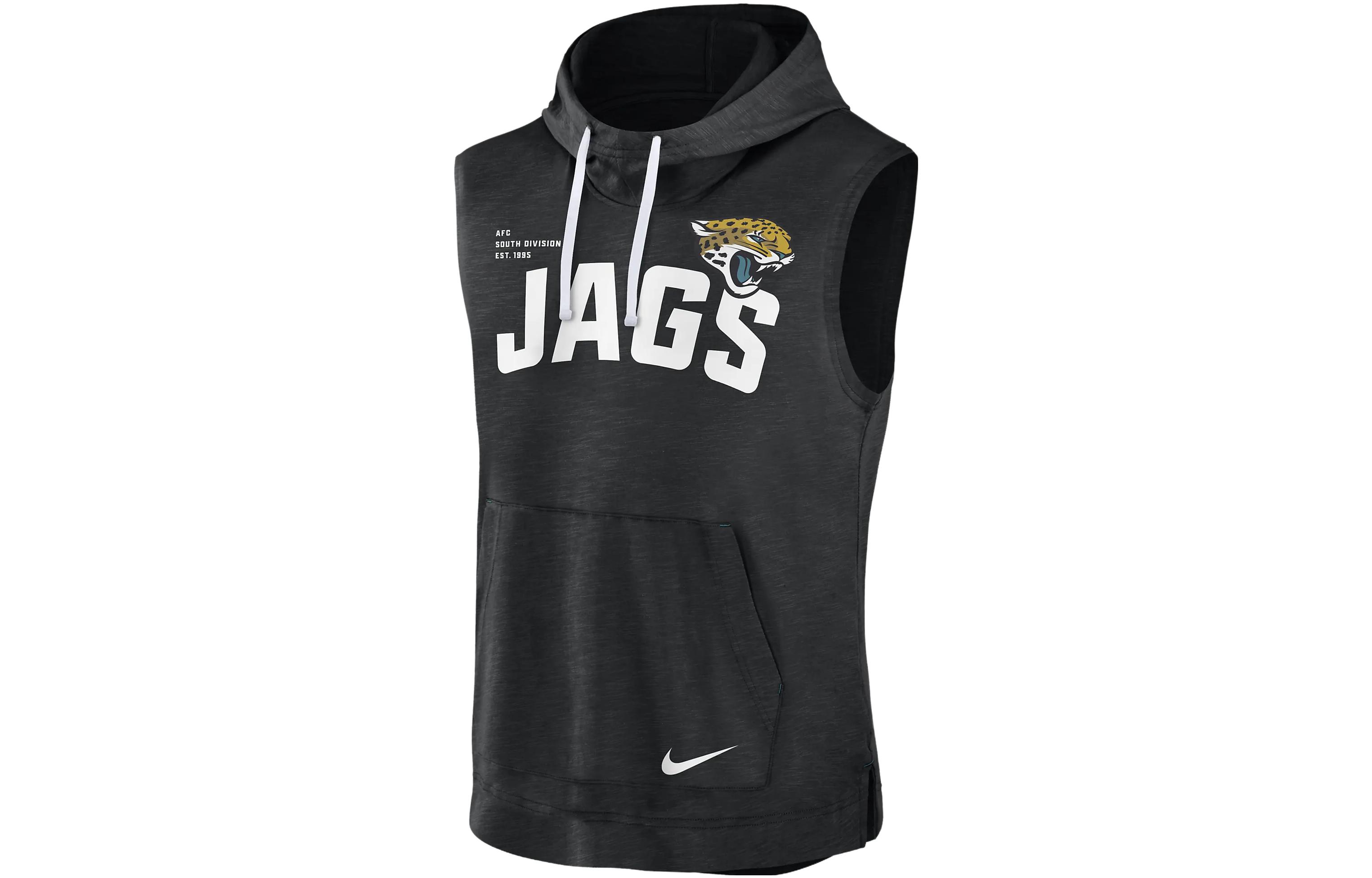 Nike NFL Jacksonville Jaguars Logo Graphic Hoodie Black Pullover 00BW11XW9N-06Q