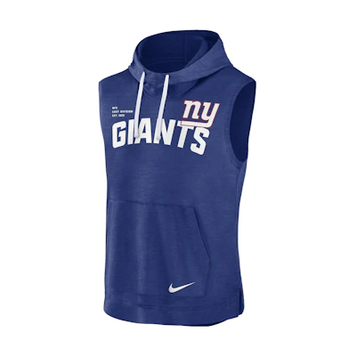 Nike NFL New York Giants Blue Logo Hoodie Pullover for Men 00BW11UR8I-06Q
