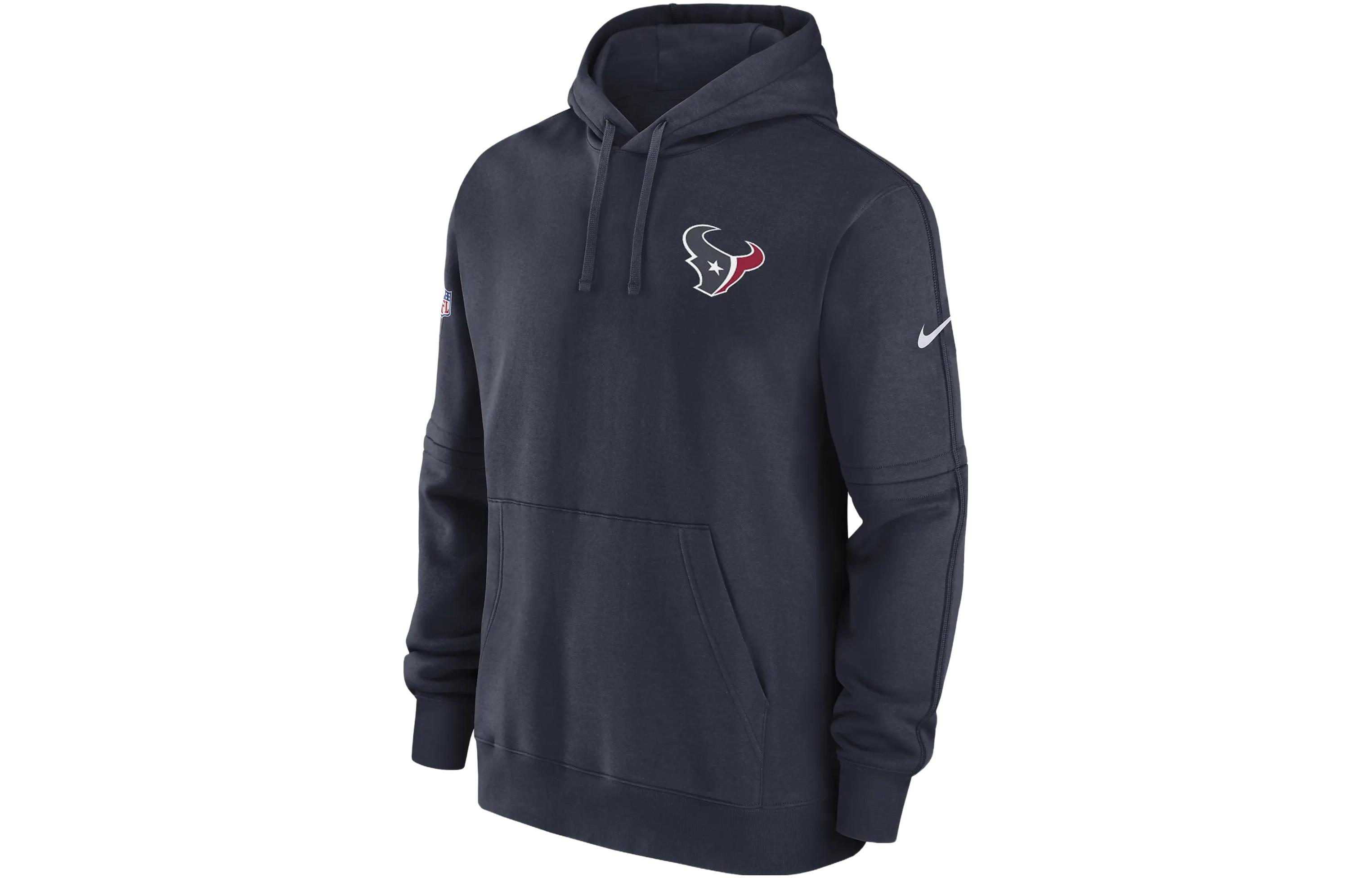 Nike NFL Pullover Hoodie Black Graphic Long Sleeve Sweatshirt 00MS41L8V-1UL