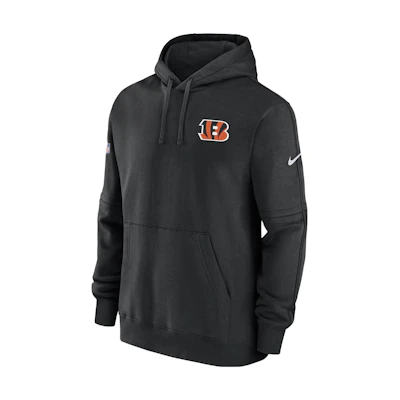 Nike NFL Pullover Hoodie Black Letter Long Sleeve Sweatshirt 00MS00A9A-1UL