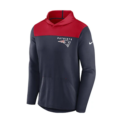 Nike NFL Pullover Hoodie Colorblock Navy Blue Long Sleeve Sweatshirt 00C0069K8K-05H