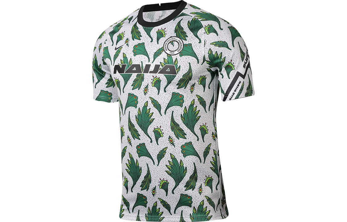 Nike Nigeria Soccer Quick-Dry T-Shirt Men’s White CT4244-100