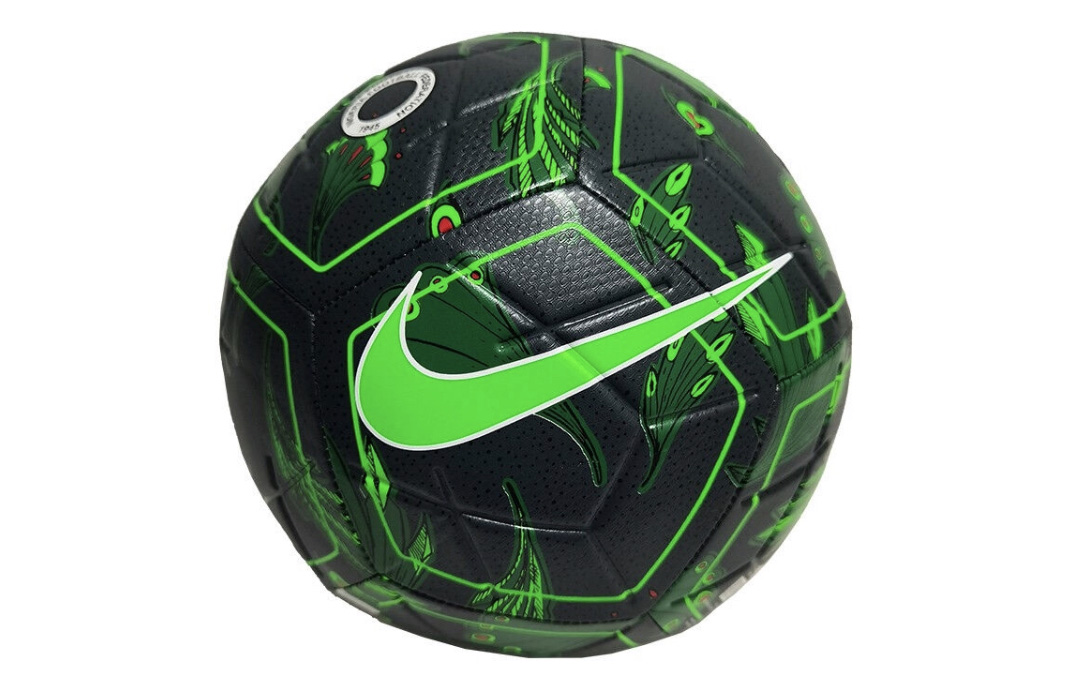 Nike Nigeria Strike Football Size 5 - Durable Green Training Ball for Adults & Kids. DA1461-364