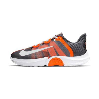 Nike NikeCourt Air Zoom GP Turbo 'Metallic Dark Grey Orange'