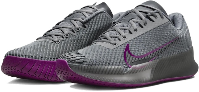 Nike NikeCourt Air Zoom Vapor 11 HC '煙燻灰桑格利亞紅' DR6966-005 Lookbook Nike NikeCourt Air Zoom Vapor 11 HC '煙燻灰桑格利亞紅' DR6966-005