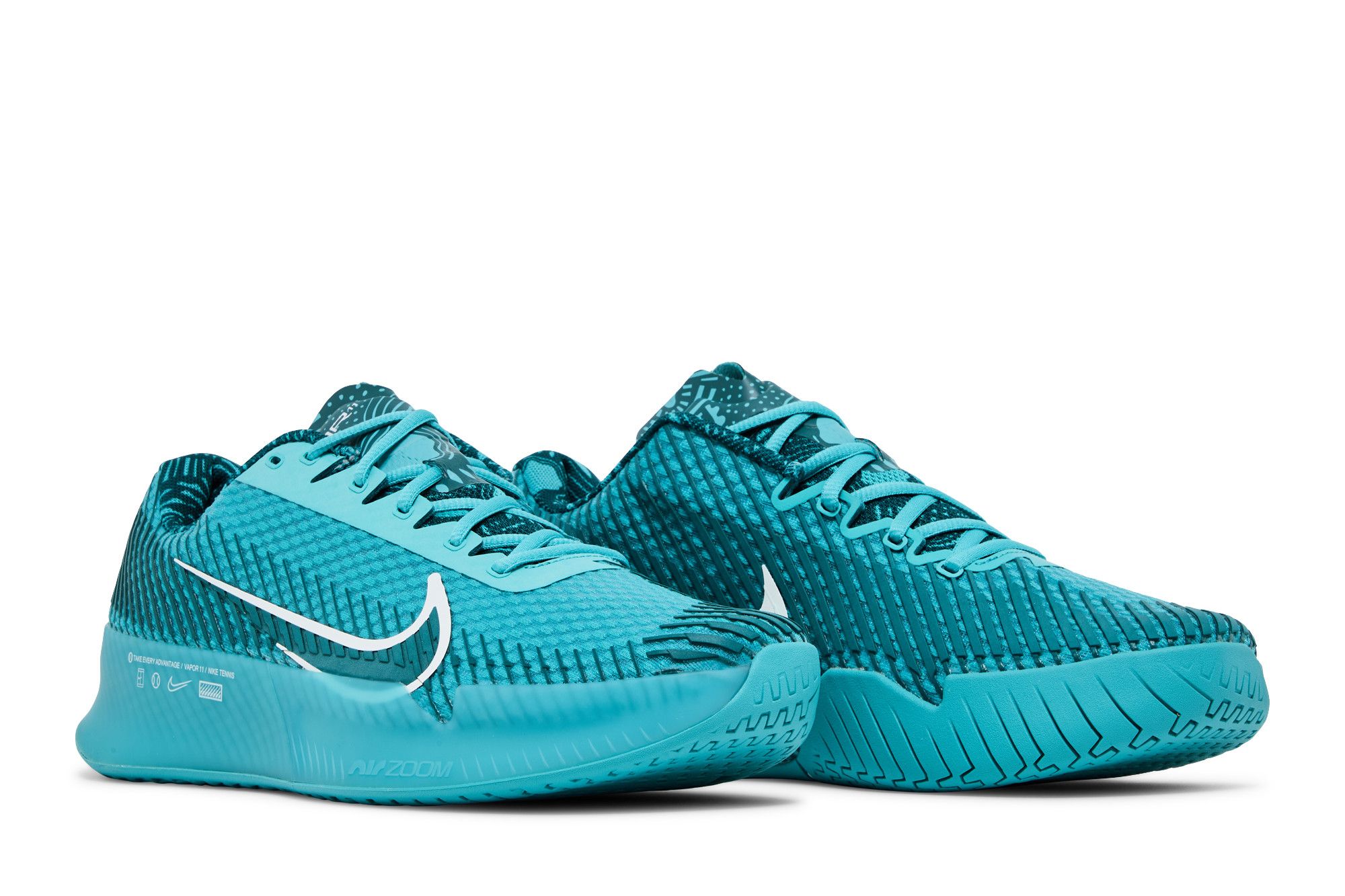 Cheap 耐吉 NikeCourt Air Zoom Vapor 11 HC ' Teal Nebula' DR6966-300