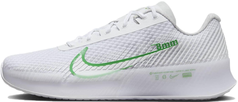 Nike NikeCourt Air Zoom Vapor 11 HC 'White Kelly Green' DR6966-102 Buy Nike NikeCourt Air Zoom Vapor 11 HC 'White Kelly Green' DR6966-102