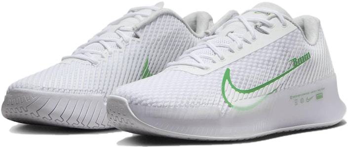 Nike Court Air Zoom Vapor 11 HC 'Blanco Kelly Verde' DR6966-102 Lookbook Nike Court Air Zoom Vapor 11 HC 'Blanco Kelly Verde' DR6966-102