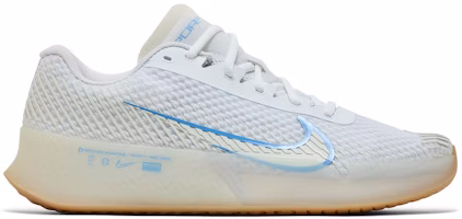 Nike NikeCourt Air Zoom Vapor 11 HC 'White Light Blue Gum' DR6966-107 Nike NikeCourt Air Zoom Vapor 11 HC 'White Light Blue Gum' DR6966-107
