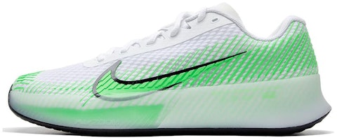 Nike NikeCourt Air Zoom Vapor 11 HC 'White Poison Green' DR6966-106 Nike NikeCourt Air Zoom Vapor 11 HC 'White Poison Green' DR6966-106