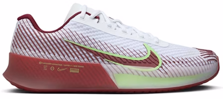 Nike NikeCourt Air Zoom Vapor 11 HC 'White Team Red' DR6966-104 Nike NikeCourt Air Zoom Vapor 11 HC 'White Team Red' DR6966-104