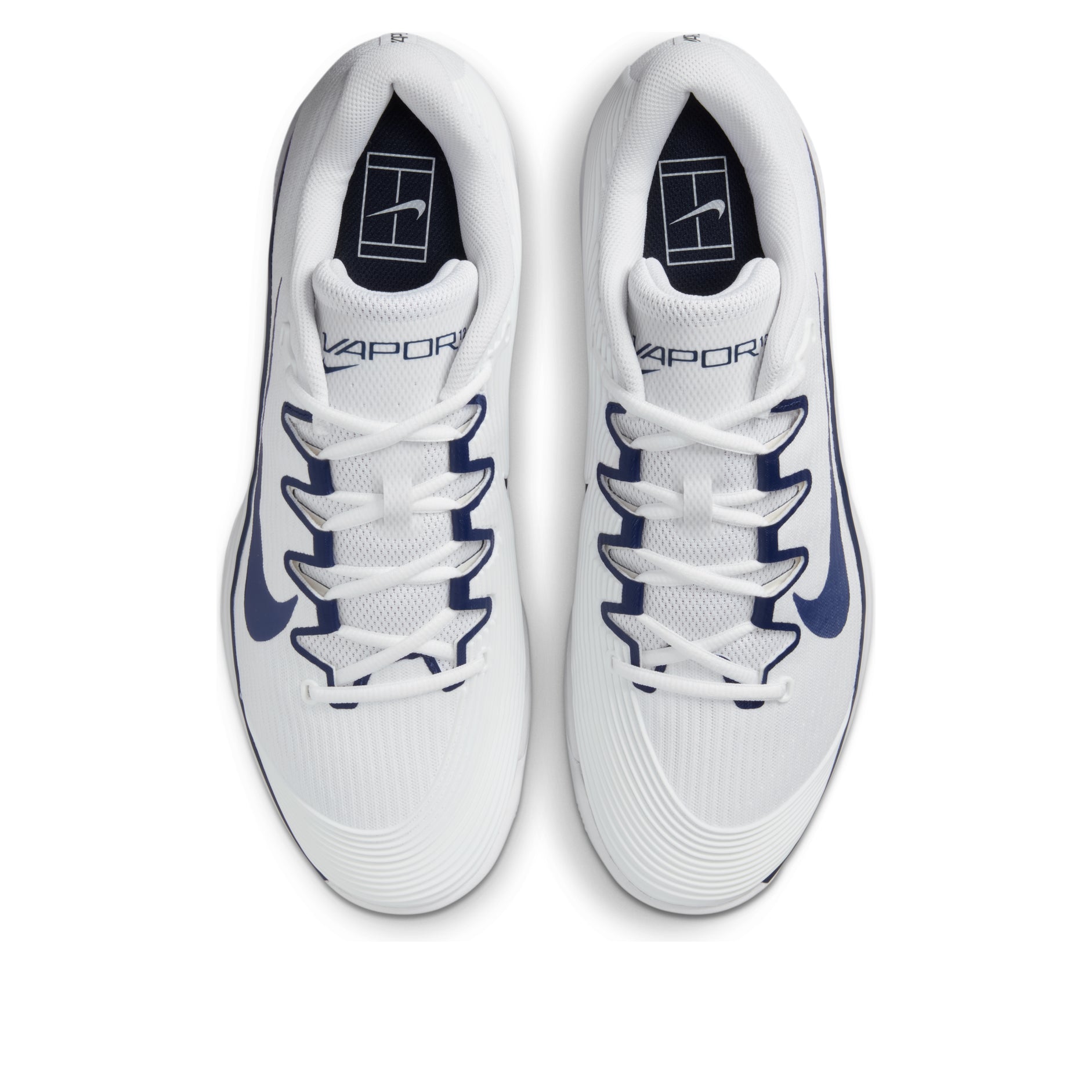 Order Nike NikeCourt Air Zoom Vapor 12 HC ''Weiß Mitternachtsblau'' IB7168-100