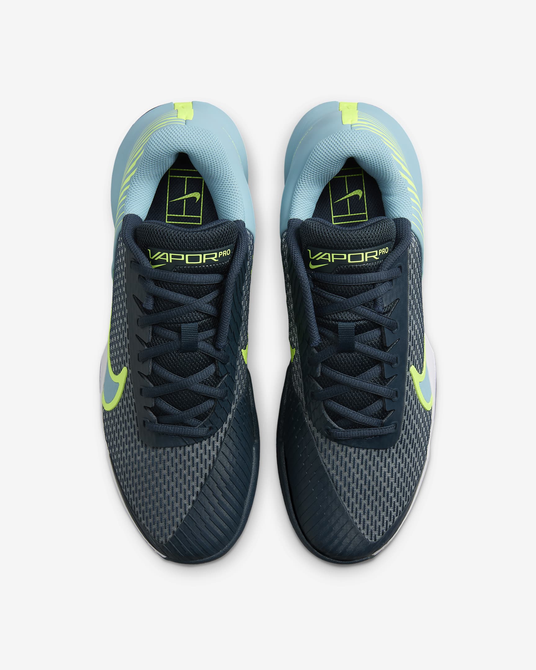 Details for Nike NikeCourt Air Zoom Vapor Pro 2 'Armory Navy Volt' Tenis. DR6191-400
