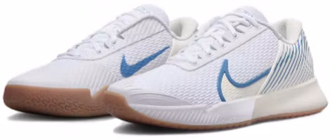 Shop 耐吉 Air Zoom Vapor Pro 2 防滑耐磨 低筒 網球鞋 男款 白藍色