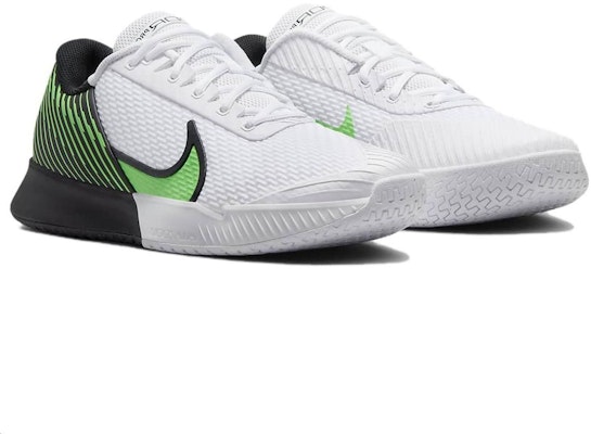 Nike NikeCourt Air Zoom Vapor Pro 2 HC 'White Poison Green' DR6191-105 Shop Nike NikeCourt Air Zoom Vapor Pro 2 HC 'White Poison Green' DR6191-105