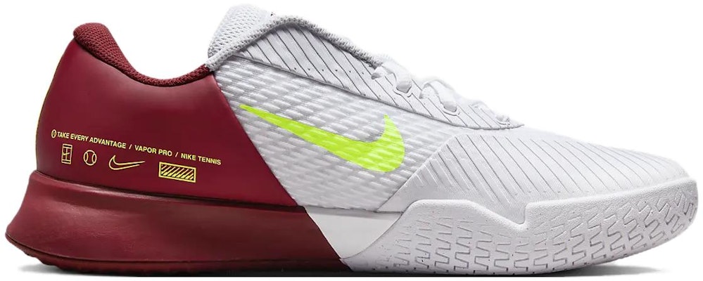 Nike NikeCourt Air Zoom Vapor Pro 2 HC 'Putih Team Red' DR6191-104 Order Nike NikeCourt Air Zoom Vapor Pro 2 HC 'Putih Team Red' DR6191-104