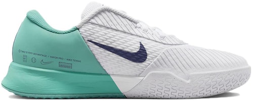 Nike NikeCourt Air Zoom Vapor Pro 2 HC 'Blanco Teal Lavado' DR6191-103 Order Nike NikeCourt Air Zoom Vapor Pro 2 HC 'Blanco Teal Lavado' DR6191-103