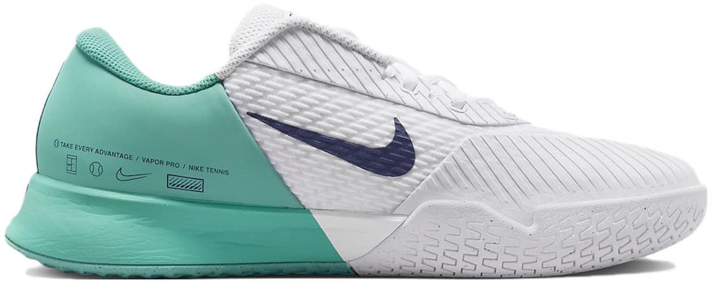 Nike NikeCourt Air Zoom Vapor Pro 2 HC 'White Washed Teal' DR6191-103 Order Nike NikeCourt Air Zoom Vapor Pro 2 HC 'White Washed Teal' DR6191-103