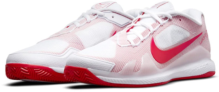 Nike NikeCourt Air Zoom Vapor Pro Clay 'Putih Merah Universitas' CZ0219-177 Lookbook Nike NikeCourt Air Zoom Vapor Pro Clay 'Putih Merah Universitas' CZ0219-177