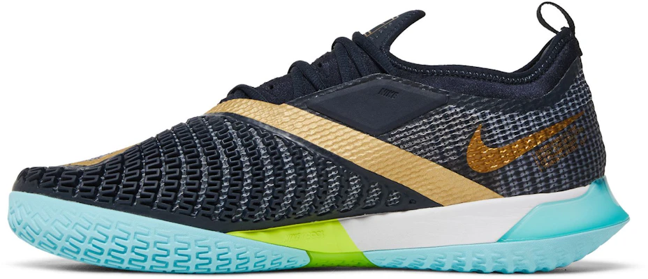 Nike NikeCourt React Vapor NXT ''Obsidienne Or Métallique'' CV0724-400 Lookbook Nike NikeCourt React Vapor NXT ''Obsidienne Or Métallique'' CV0724-400