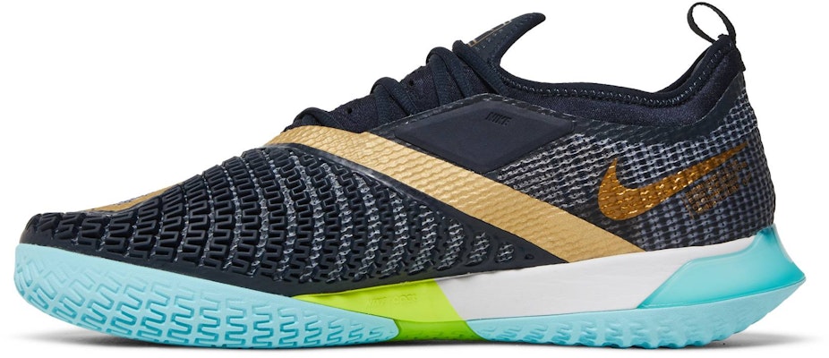 Nike NikeCourt React Vapor NXT 'Obsidian Metallic Gold' Emas Metalik CV0724-400 Lookbook Nike NikeCourt React Vapor NXT 'Obsidian Metallic Gold' Emas Metalik CV0724-400