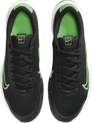 Nike NikeCourt Vapor Lite 2 HC 'Black Poison Green' DV2018-004 Sizing Nike NikeCourt Vapor Lite 2 HC 'Black Poison Green' DV2018-004
