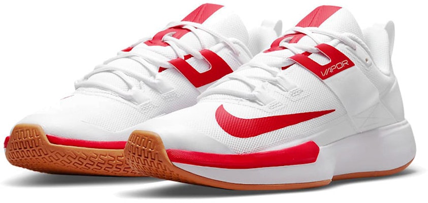 Nike NikeCourt Vapor Lite 'White University Red' DC3432-188 Lookbook Nike NikeCourt Vapor Lite 'White University Red' DC3432-188