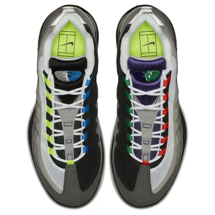 Lookbook Nike Court VaporAir Max 95 RF X Greedy 低幫 跑步鞋 男款 灰紅紫