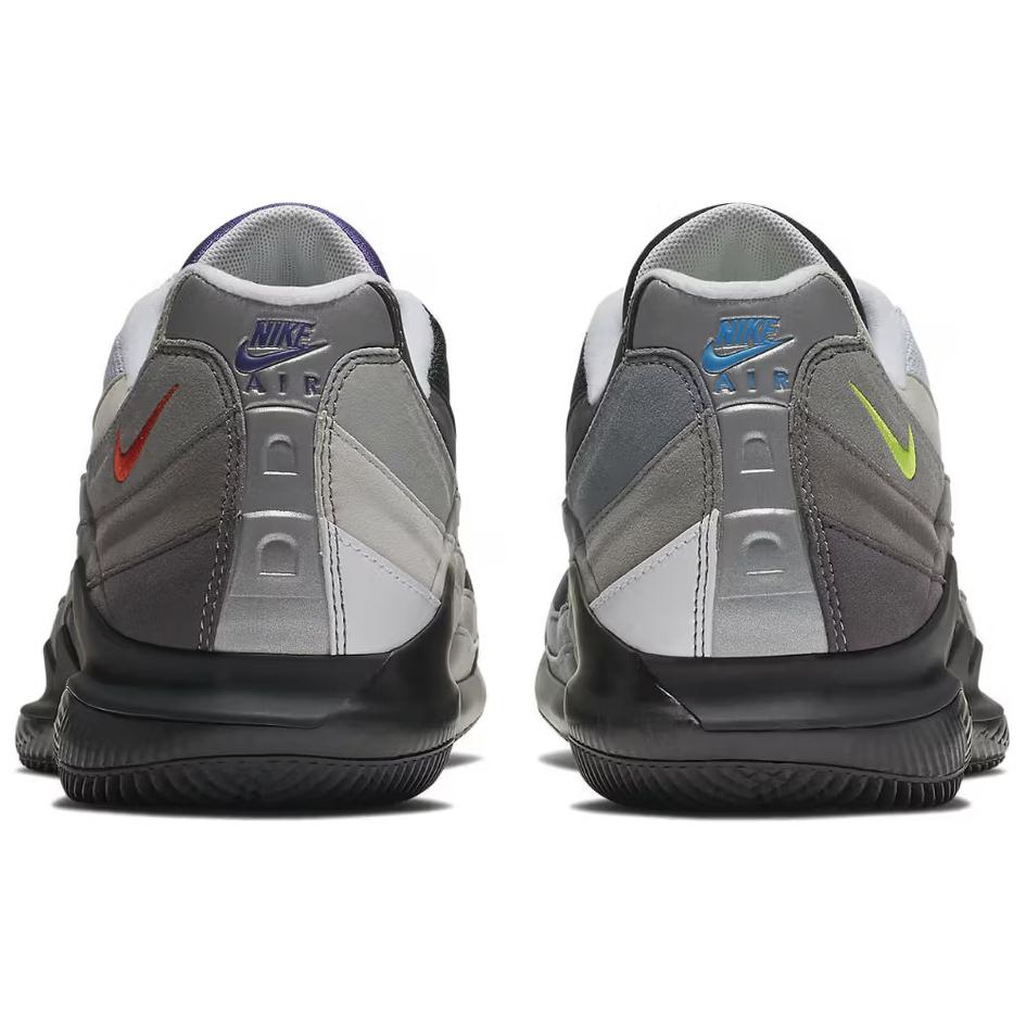 Shop Nike Court VaporAir Max 95 RF X Greedy 低幫 跑步鞋 男款 灰紅紫