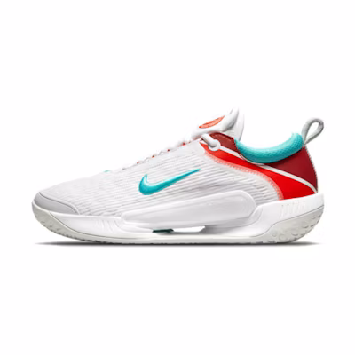 Nike NikeCourt Zoom NXT 'White Habanero Red Washed Teal'